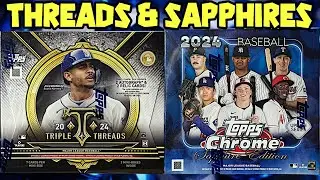 NEW 2024 Topps TRIPLE THREADS & Chrome Update SAPPHIRE Boxes