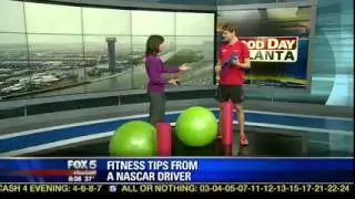Landon Cassill Shares Fitness Tips