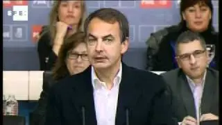 Zapatero arenga al PSOE a salir a ganar el 22-M 