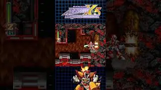 Zero [No Damage] on Burn Dinorex's Stage Part II #megaman #megamanx #retro #ps1 #rockman #rockmanx