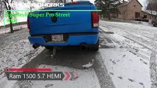 Dodge Ram 1500 Spintech Muffler Cold Start, Revs, Acceleration