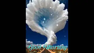 Beautiful Good Morning Wish Nature Cloudy Animation Gif