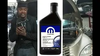 Power Steering fluid change. Now red ATF +4 fluid