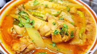 Hyderabadi Chicken Dalcha | Chicken Dal Gosht Recipe | How to make Chicken Dalcha |
