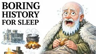 How Medieval People Slept in a Freezing Caste Nights | Boring History For Sleep 