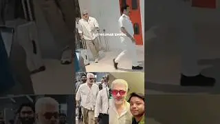 Exclusive Latest Video Of Thala Ajith From Chennai Airport 🤩🔥 #ajith  #ajithkumar #vidaamuyarchi