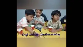 Dustbin making! ADMISSION OPEN (2025-26)#admissionopen #kidzeepreschool #Roorkee