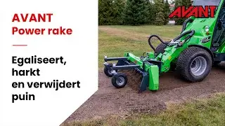 AVANT power rake top soil leveller