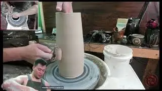 The vase is gradually perfected in the skillful hands of artisans like me 6