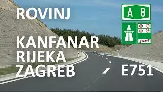 Uživaj u lepim predelima od ROVINJA do ZAGREBA | Croatia - Enjoy the drive from Rovinj to Zagreb