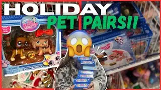 HOLIDAY PET PAIRS - Dachshund and Great Dane and Short hair cat