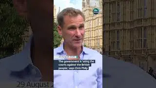 Chris Philp says the government is 'using the courts against the British people' | ITV News