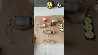 Multipulley Dynamo &bull; Dc Motor | #shortsfeed #dcmotor #tech #education #youtubeshorts #experiment