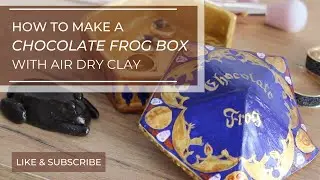 How to make a chocolate frog box with air dry clay