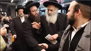Satmar Antwerp Dayan Rabbi Weiss Refuses To Shake Hand With Uriel Goldman of Lev Tahor Cult