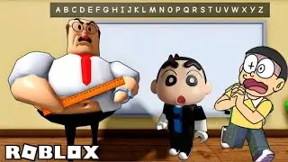 Nobita And Shinchan Escape From School Woth Friends Funny Gameplay 🤣