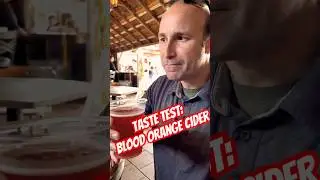 Tasting Blood Orange apple cider at Detering Orchards in Harrisburg, Oregon. #cidertasting