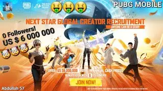 NEXT STAR GLOBAL CREATOR RECRUITMENT || PUBG MOBILE || Abdullah 57 💥