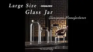 Premium Glass Storage Jars with Wooden Lids &ndash; Artisan Craftsmanship Meets Functionality #glassjars