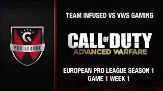 Team Infused vs VWS Gaming - Call of Duty EU Pro League 2015 S1 (G1W1)