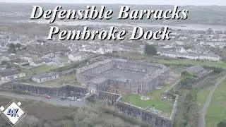 Defensible Barracks Pembroke Dock 4K drone footage