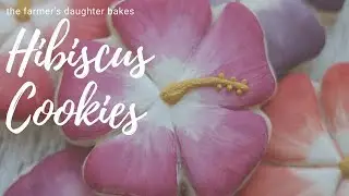 How To Decorate A Hibiscus Flower Cookie