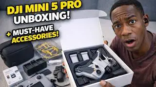 DJI DESERVES ALL MY MONEY.Jamaican Youtuber Dream Drone DJI Mini 5 PRO Unboxed.