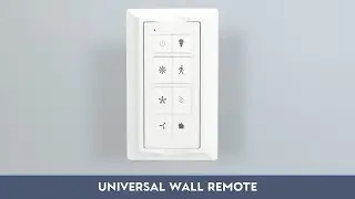 Universal Ceiling Fan Remote Control Kit with Wall Mount  by Prominence Home