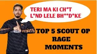 SCOUT GONE ANGRY ON STREAMERS || TOP 5 @SCOUT OP RAGE MOMENTS ON STEAMERS || GAMESick