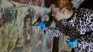 Hallan un inusual fresco de Jes&uacute;s como el Buen Pastor en una tumba de Turqu&iacute;a