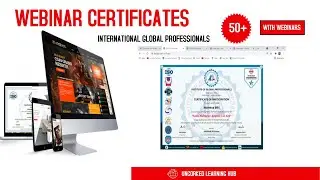 Free Webinar Certificates- Institute Of Global Professionals- Free webinars with Free Certificates