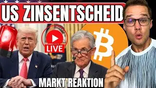 🚨LIVE! FED ZINSENTSCHEID! BITCOIN UND ALTCOINS ZITTERN VOR DIESEM EVENT!