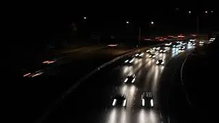 PLEX - FREE 4K & HD Stock Footage & Animation - Night Traffic Timelapse. No Copyright