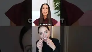dental floss causes gaps between teeth? #shorts