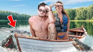 Wakeboarding On #1 Gator Infested Lake