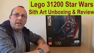 Lego Art Star Wars Set 31200 Sith Art  - Unboxing & Review