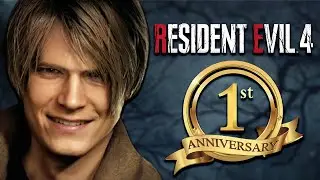 Leon Celebrates Resident Evil 4 Remake's 1st Anniversary