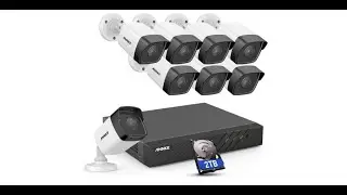 |Early Black Friday 2021| ANNKE H500 8CH Bullet PoE Security Camera System