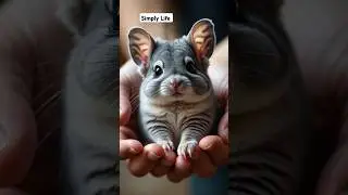 🐭✨ Adorable Chinchilla Kit &ndash; Softest Fur in the World! 😍💖 | #Wildlife #Shorts