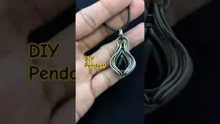 DIY PENDANT #pendant #tutorial #wirewrap #handmade #art #jewelrymaking