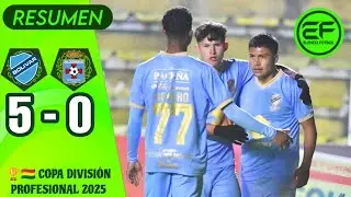 📹 Resumen: Bolívar 5 - 0 Blooming | Copa División Profesional 2025 | semifinal - vuelta 