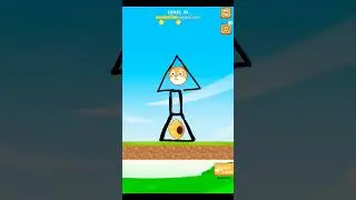 Draw to save the dog #funny #gameplay #dog #drawing #shorts