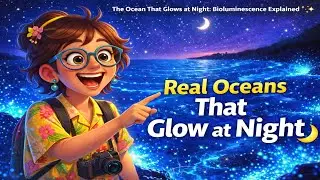 The Ocean That Glows at Night:  Bioluminescence Explained