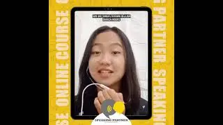 TESTIMONI Member Speaking Partner | she is describe herself during learnt english
