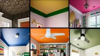 Best colour combination idea for house ceiling /Fifth wall Colour ideas for Bedroom