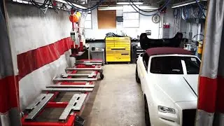 J&B Body Works использует скамейку Celette для ремонта Rolls-Royce