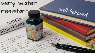 Noodler's Air-Corp Blue-Black Review: A Classy and Very Water Resistant Fountain Pen Ink