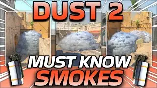 24 MUST KNOW SMOKES On DUST 2 in CS2
