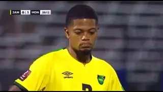 Leon Bailey goal for Jamaica vs Honduras 2-1 (World Cup Qualifiers)