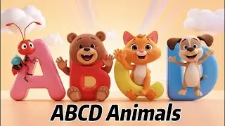 Học Bảng Chữ Cái ABC với Động Vật | Phonics A–Z cho Bé